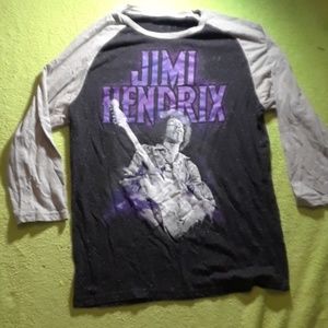 Jimi hendrix 3/4 sleeve tee